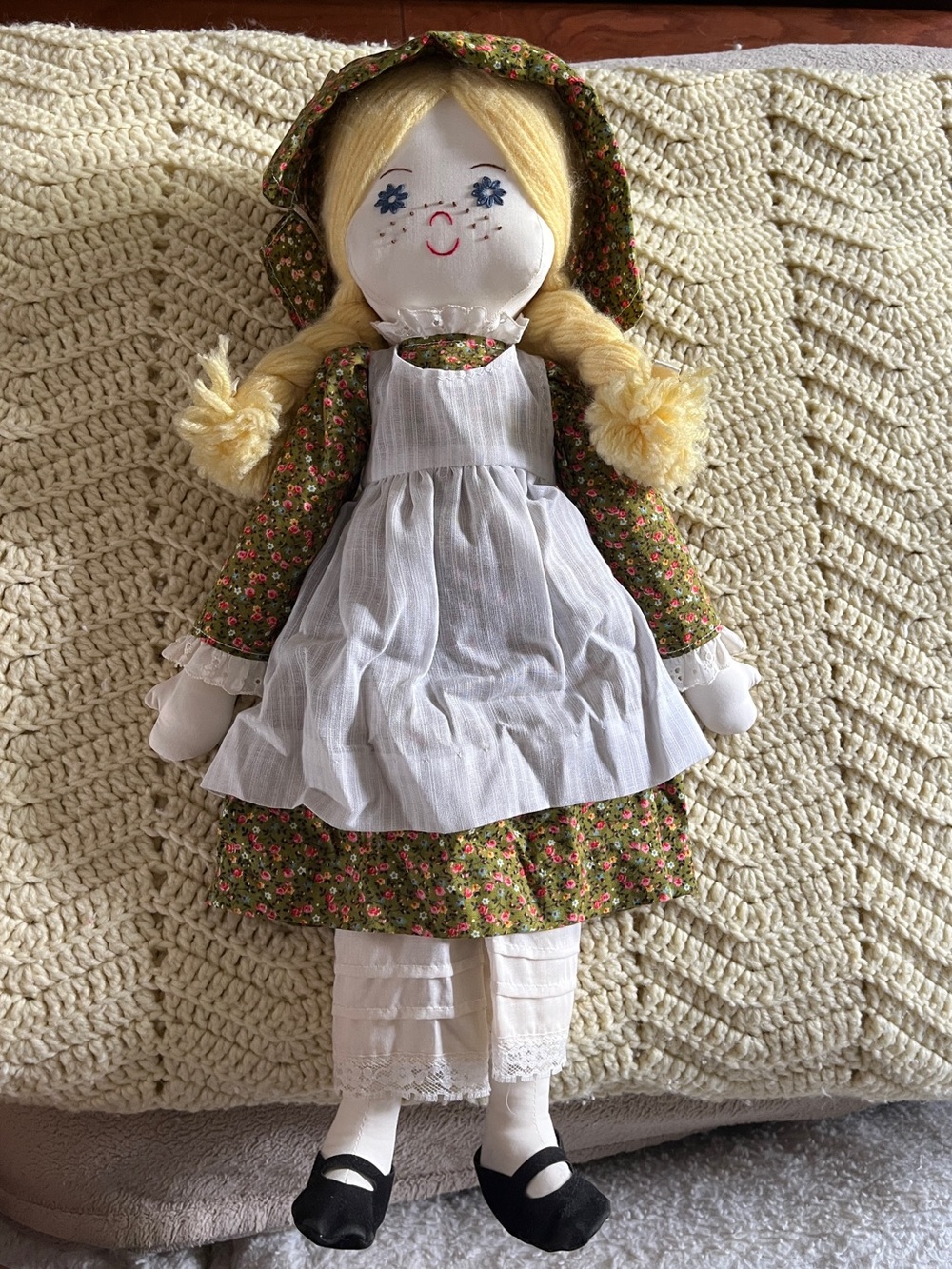 1970 Vintage Charlotte Herron No 109 handmade doll original owner 20”